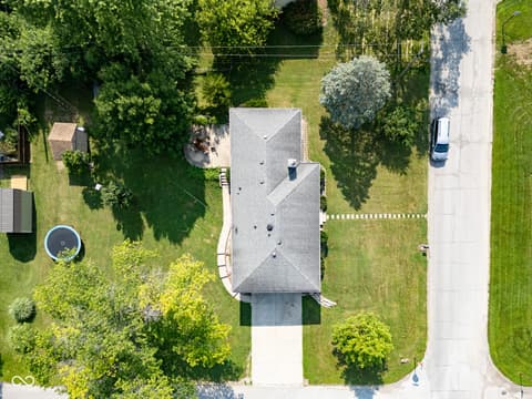 Aerial view at 157 E Hill Valley Drive, Indianapolis, IN