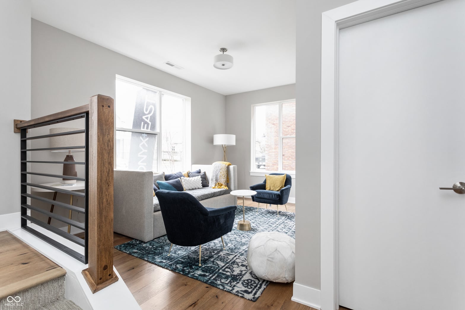 Bright contemporary living space with modern finishes.