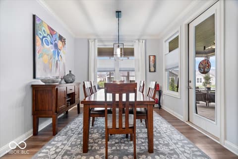 Dining room at 2761 Lord Murphy Drive, Westfield, IN