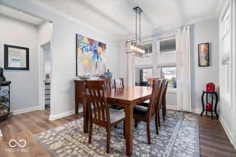 Dining room at 2761 Lord Murphy Drive, Westfield, IN