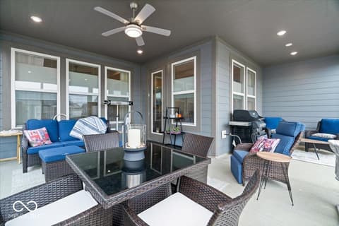 Outdoor living area at 2761 Lord Murphy Drive, Westfield, IN