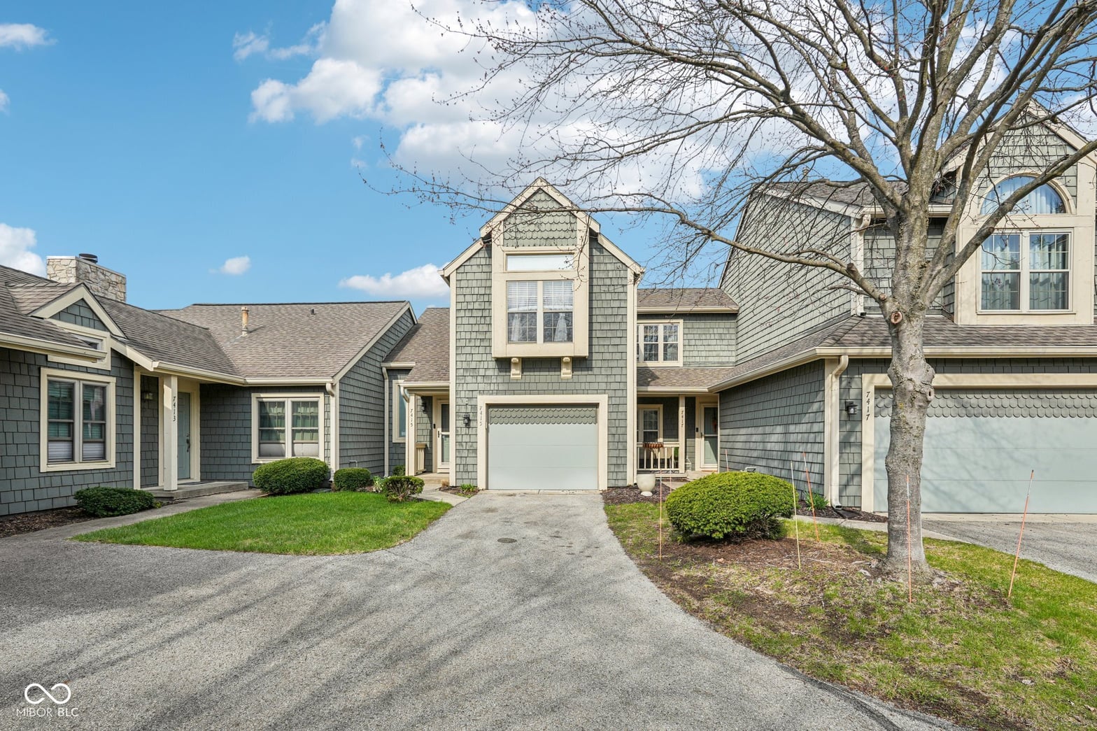 Front exterior at 7415 Charrington Court, Indianapolis, IN