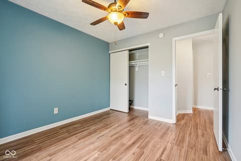 Bedroom at 7415 Charrington Court, Indianapolis, IN