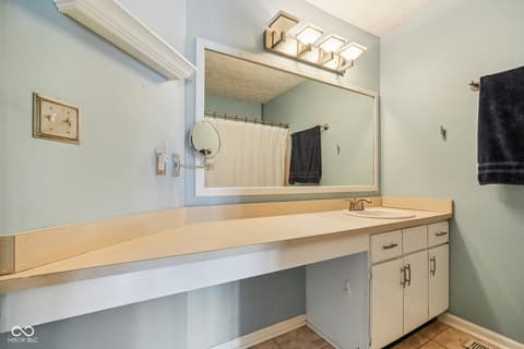 Bathroom at 7415 Charrington Court, Indianapolis, IN