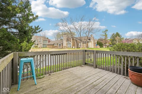 Outdoor living area at 7415 Charrington Court, Indianapolis, IN