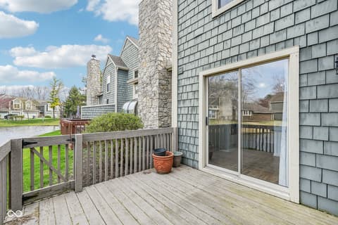 Outdoor living area at 7415 Charrington Court, Indianapolis, IN
