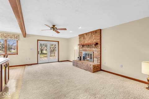 Living room at 5697 Ridge Hill Way, Avon, IN