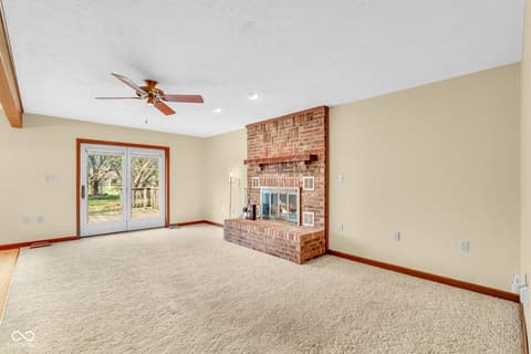 Living room at 5697 Ridge Hill Way, Avon, IN