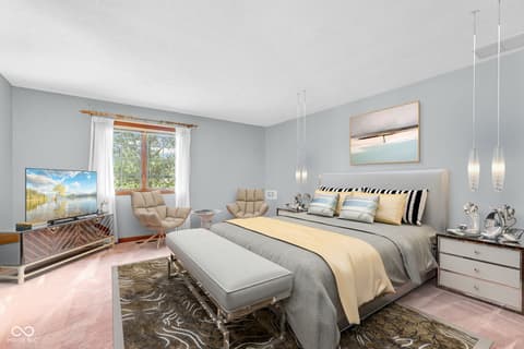 Bedroom at 5697 Ridge Hill Way, Avon, IN