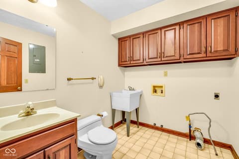 Bathroom at 5697 Ridge Hill Way, Avon, IN