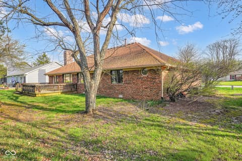 Backyard at 5697 Ridge Hill Way, Avon, IN