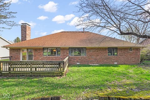 Backyard at 5697 Ridge Hill Way, Avon, IN