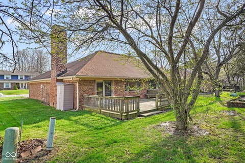 Backyard at 5697 Ridge Hill Way, Avon, IN