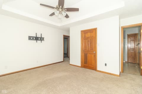 Primary bedroom at 143 E Elbert Street, Indianapolis, IN