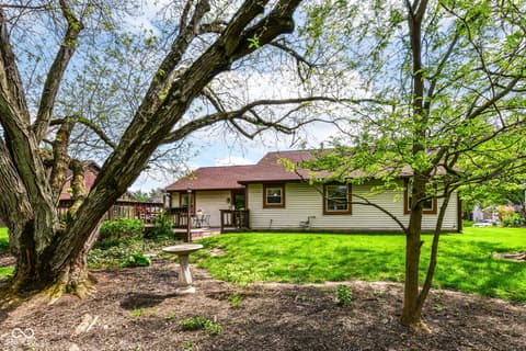 Backyard at 7812 Hampton Place, Fishers, IN