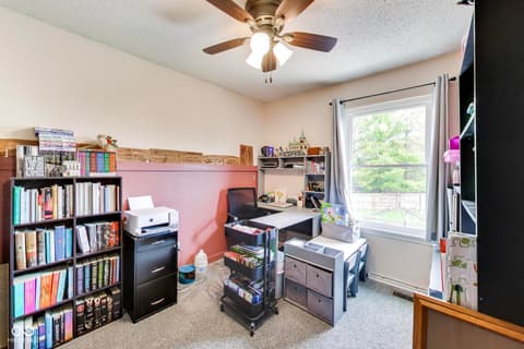 Home office at 106 Coralbury Court, Mooresville, IN