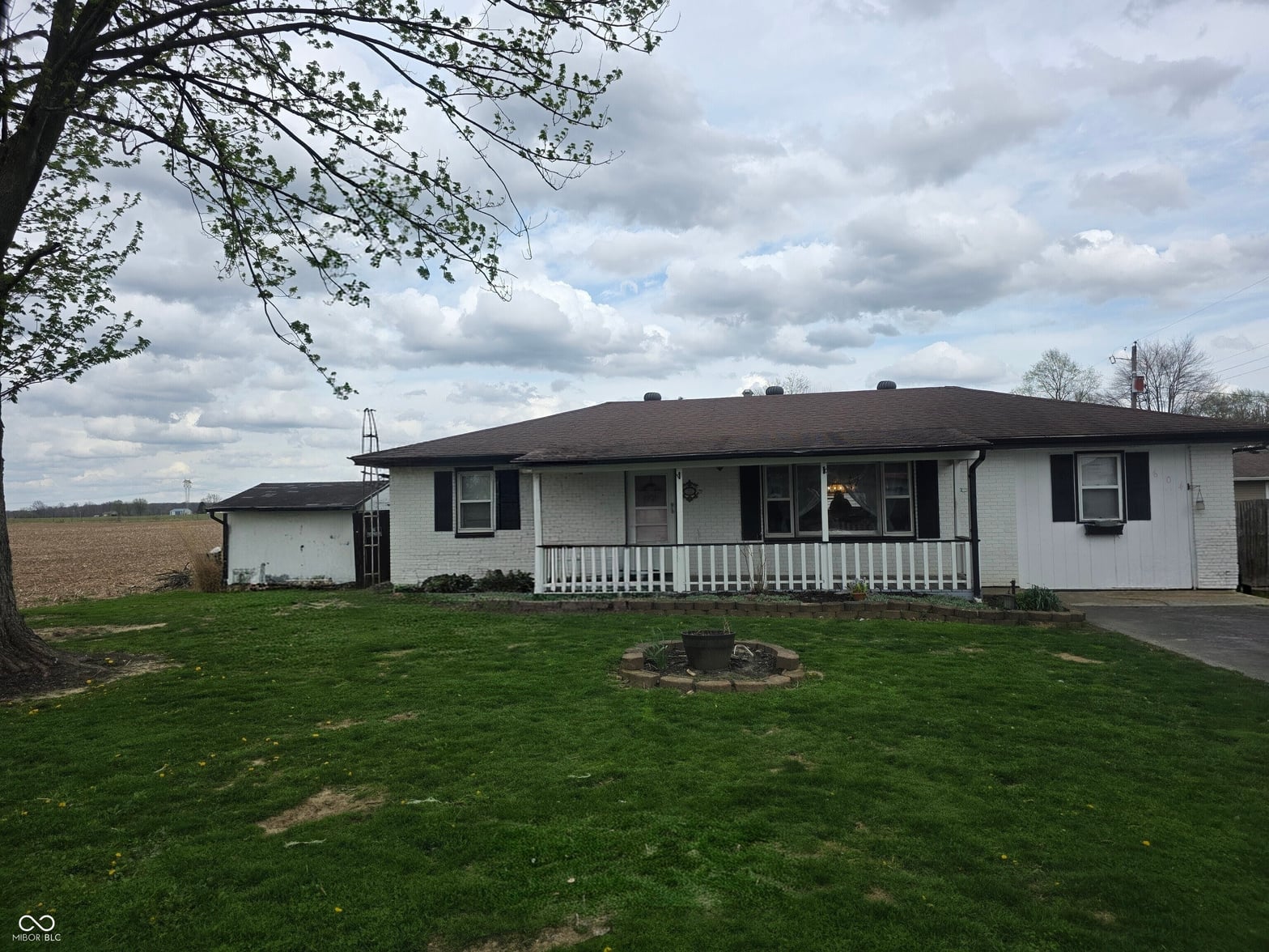Front exterior at 604 N Carroll Drive, Westport, IN