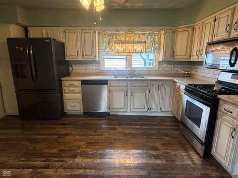 Kitchen at 604 N Carroll Drive, Westport, IN