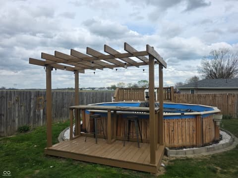 Pool at 604 N Carroll Drive, Westport, IN