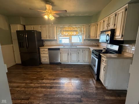 Kitchen at 604 N Carroll Drive, Westport, IN