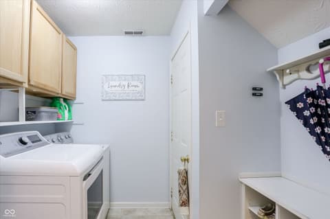 Laundry room at 7681 Corsican Circle, Avon, IN