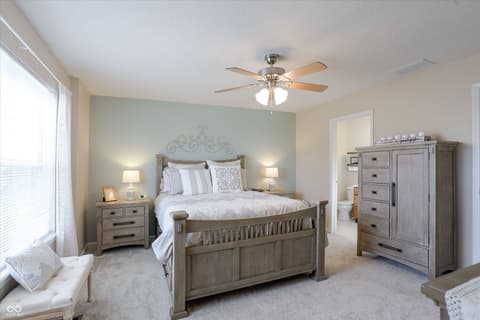 Primary bedroom at 7681 Corsican Circle, Avon, IN