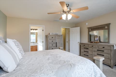 Primary bedroom at 7681 Corsican Circle, Avon, IN