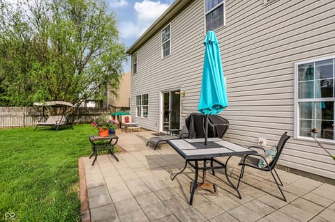 Outdoor living area at 7681 Corsican Circle, Avon, IN