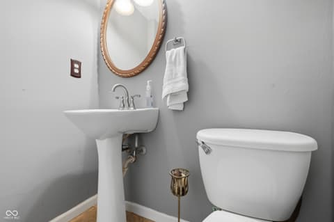 Bathroom at 9308 Thornwood Drive, Indianapolis, IN