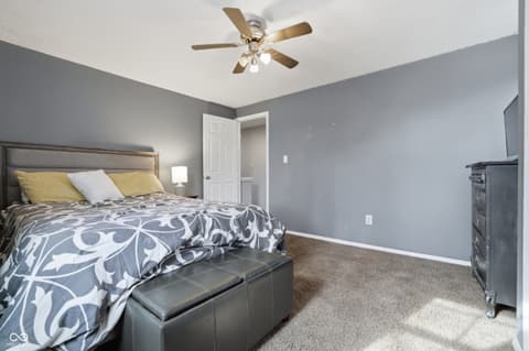 Bedroom at 9308 Thornwood Drive, Indianapolis, IN