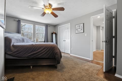 Primary bedroom at 9308 Thornwood Drive, Indianapolis, IN