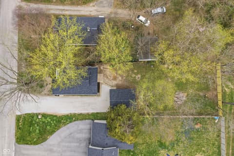 Aerial view at 5521 S Randolph Street, Indianapolis, IN