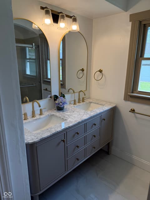 Bathroom at 734 W 5th Street, Seymour, IN