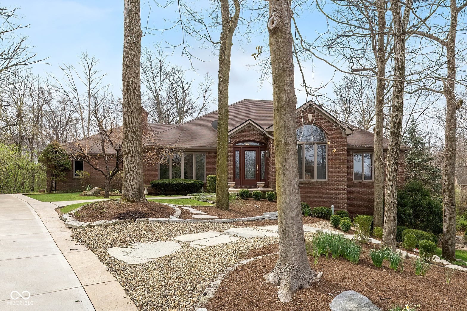Front exterior at 8438 Catamaran Drive, Indianapolis, IN