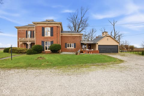 Front exterior at 7234 W 200 S, Jamestown, IN