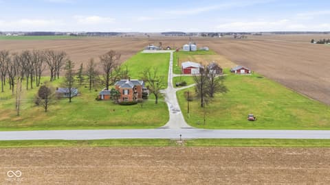 Aerial view at 7234 W 200 S, Jamestown, IN