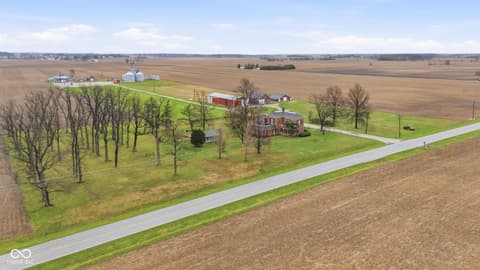Aerial view at 7234 W 200 S, Jamestown, IN