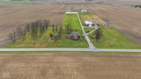 Aerial view at 7234 W 200 S, Jamestown, IN