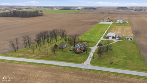 Aerial view at 7234 W 200 S, Jamestown, IN