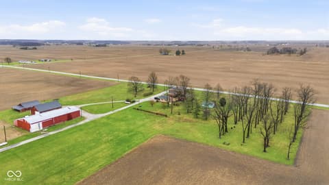 Aerial view at 7234 W 200 S, Jamestown, IN