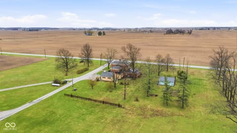 Aerial view at 7234 W 200 S, Jamestown, IN