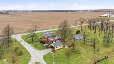 Aerial view at 7234 W 200 S, Jamestown, IN