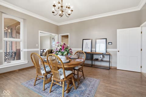 Dining room at 7234 W 200 S, Jamestown, IN