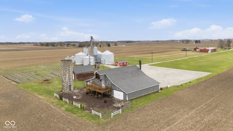 Aerial view at 7234 W 200 S, Jamestown, IN