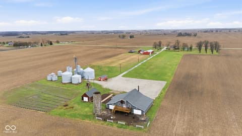 Aerial view at 7234 W 200 S, Jamestown, IN