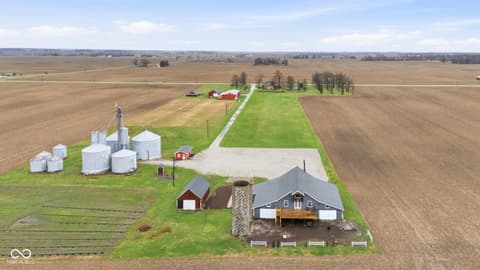 Aerial view at 7234 W 200 S, Jamestown, IN