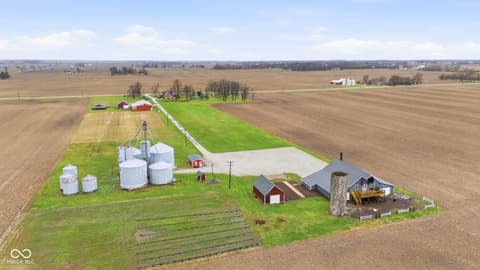 Aerial view at 7234 W 200 S, Jamestown, IN