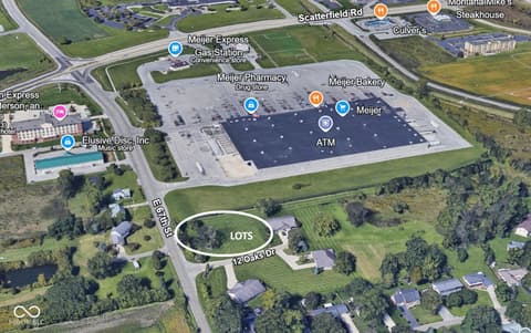 Map — 6621 12 Oaks Drive, Anderson, IN
