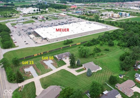 Aerial view at 6621 12 Oaks Drive, Anderson, IN