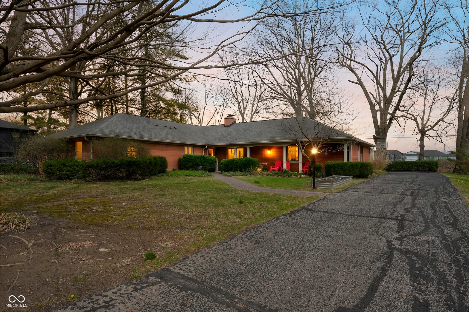 Front exterior at 9405 Nora Lane, Indianapolis, IN